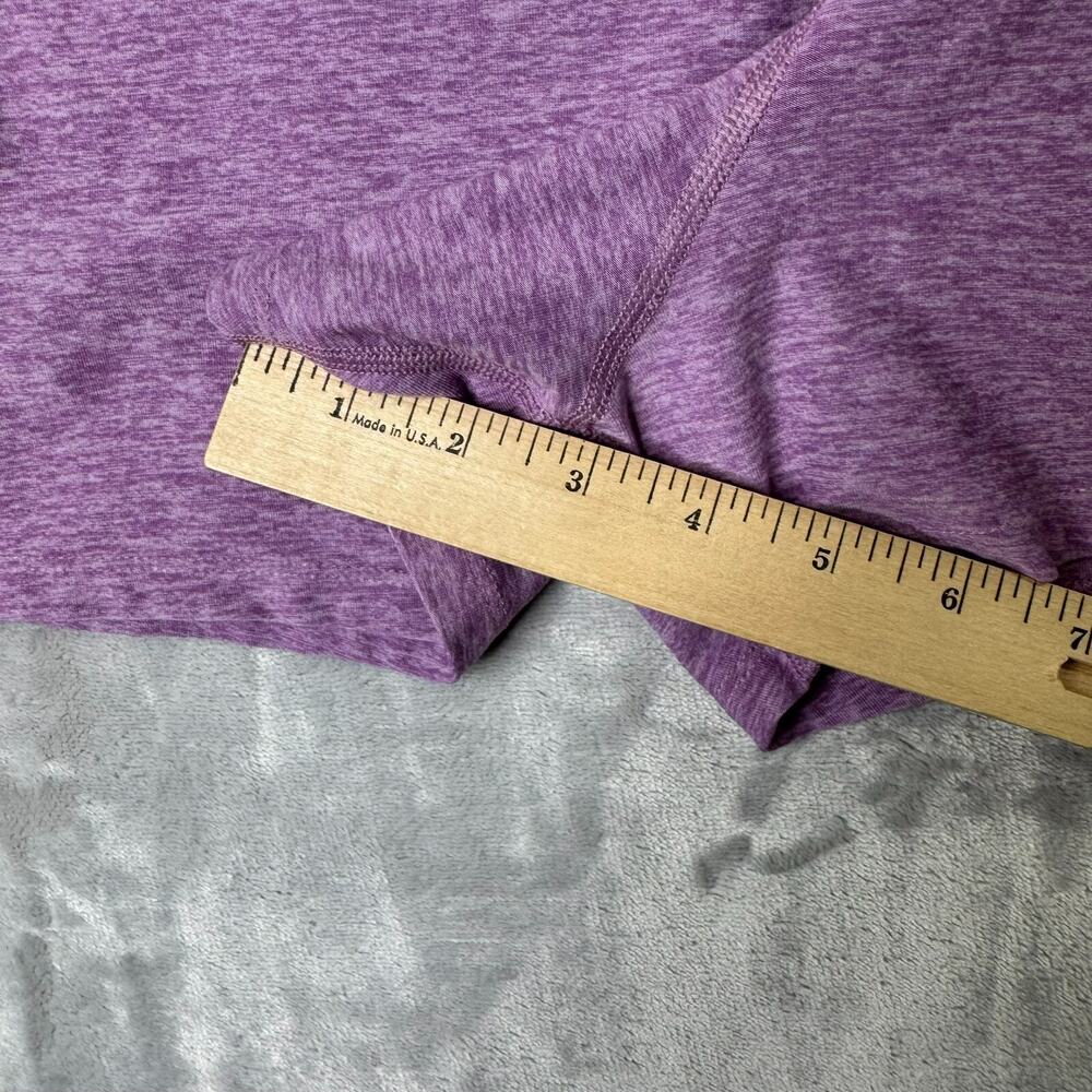 Outdoor Voices Shorts Womens Small Heathered Purple 3" Inseam High Waist Running - Picture 8 of 8